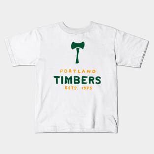 Portland Timbeeeers 19 Kids T-Shirt